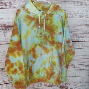 Tie Dye Hoodie Pullover Sweatshirt